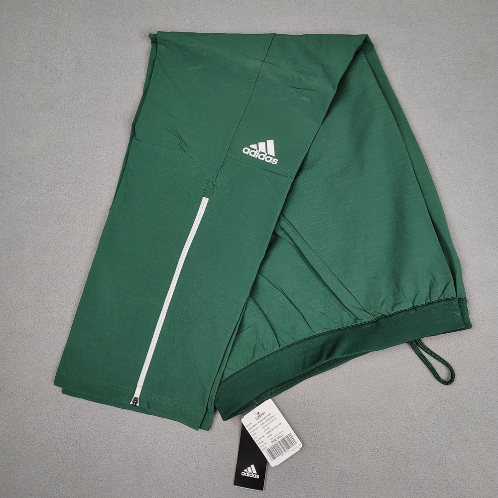 Adidas NCAA Football Squad Pants Men Large Dark Green Player Issue Sample Track